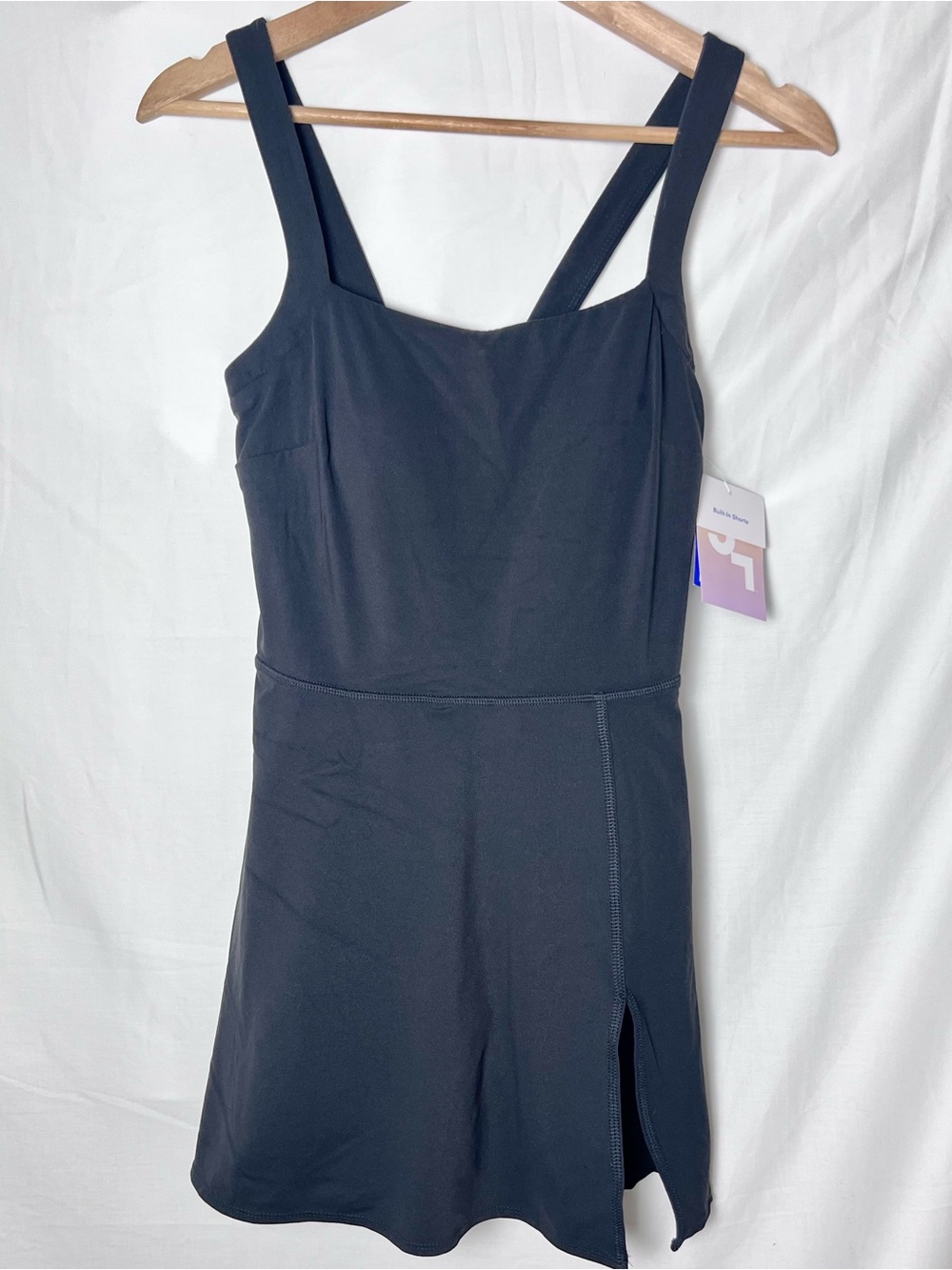 JoyLab Black Tank Skort Dress